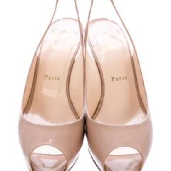 CHRISTIAN LOUBOUTIN Numero Prive 70 Patent Leather Pumps Size: 8.5 | IT 38.5 - Picture 3 of 5